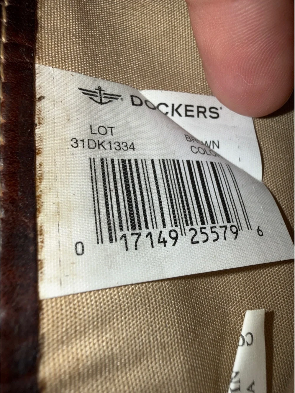 Vintage Dockers Brown Genuine Leather Men's Bi-Fold Wallet